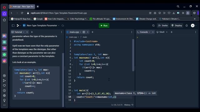 Templates Non Type Parameter | C++ |Mathemagician смотреть онлайн