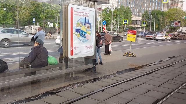 Москва, поездка в трамвае «Витязь-М» № 31222 по 26 маршруту смотреть онлайн