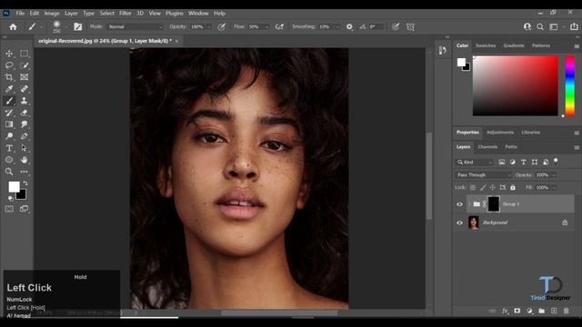 How to Quickly Smooth Skin, Remove Blemishes, Acne and Wrinkles | Photoshop 2021 смотреть онлайн