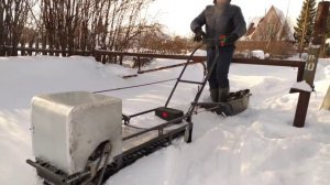 Мотобуксировщик,380 гусеница двигатель Карвер 7!!!! Прогулка, рыбалка зимой!!!