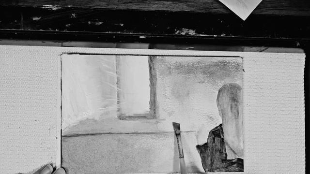 Mary is visited by the angel Gabriel oil painting timelapse смотреть онлайн