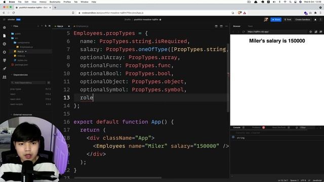 เรียนรู้การใช้งาน PropTypes ใน ReactJS สำหรับการตรวจสอบชนิดของข้อมูลจาก Props ??? смотреть онлайн