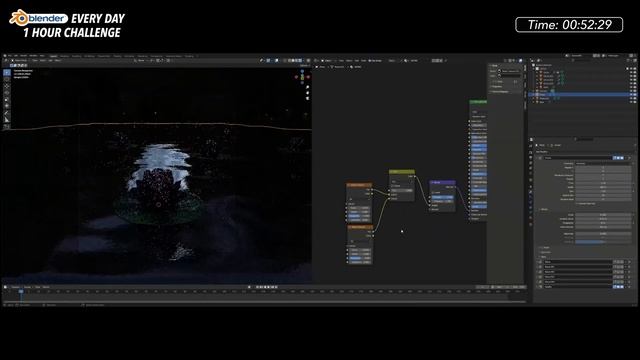 Water Lilly Festival Scene with Instancing in Geometry Nodes - Blender Every Day #97 смотреть онлайн