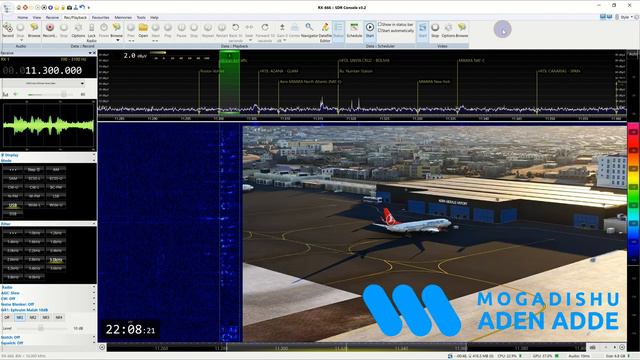 11300 KHz - Somalia -Mogadishu Air Traffic