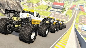 Эпические прыжки на высокой скорости – BeamNG Drive