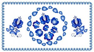 Гжель . Народные промыслы. Видео футаж.