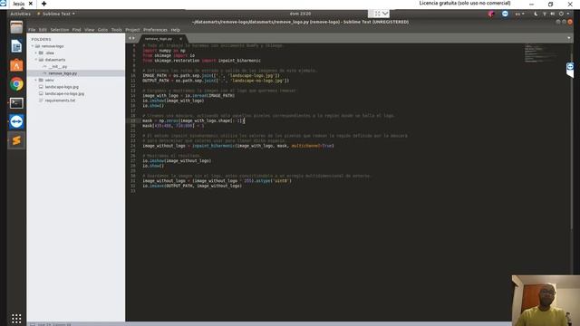 Remueve Logos de tus Imágenes con Scikit-Image смотреть онлайн