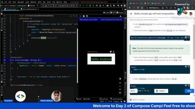 Compose Camp: OOPs in Kotlin and Basic Layouts смотреть онлайн