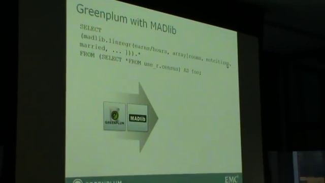 High scale in-database modeling in Greenplum with R смотреть онлайн