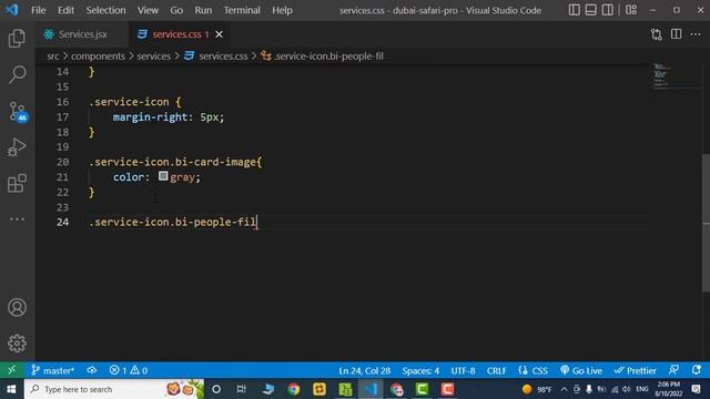 Dubai desert safari application with React JS : #04 - Services Component смотреть онлайн