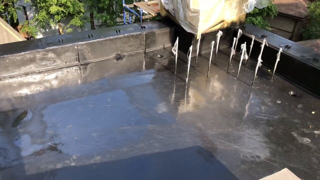Устройство полимерной кровли методом напыления полимочевины. смотреть онлайн
