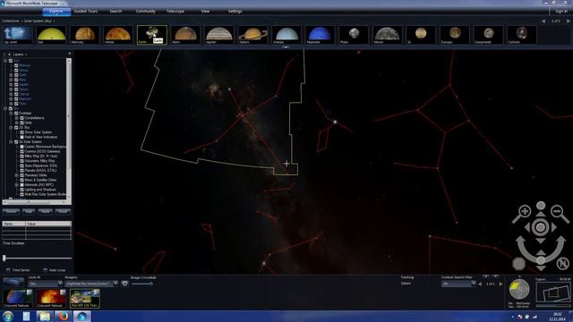 Обзор программы WorldWide Telescope