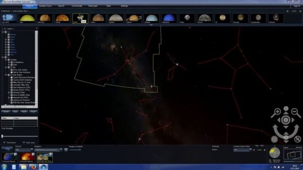 Обзор программы WorldWide Telescope