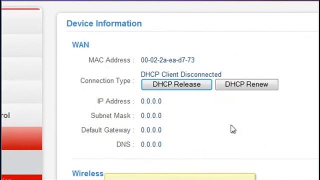 Procedure on how to configure DHCP Connection in ENHWI 1AN42 using Windows 7 смотреть онлайн