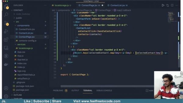 Start With React | Contact App | Part 4 ?