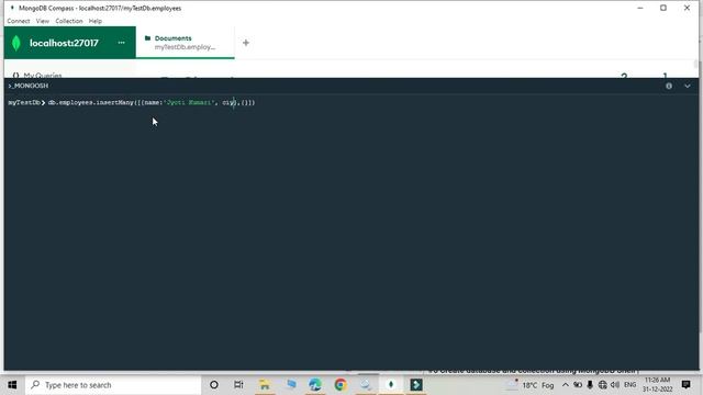 #8 Create many documents using MongoDB shell | insertMany() смотреть онлайн