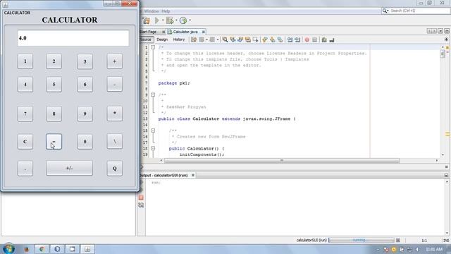 Calculator made in Java смотреть онлайн
