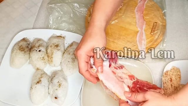 Рулеты с грибами, курицей и беконом. Дети просили суши, муж - курицу. Я схитрила и угодила всем смотреть онлайн