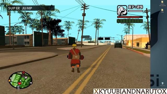 GTA San Andreas Ninja Run (naruto run style) ,Ninja Jump and WallRun + LINK IN DESCRIPTION смотреть онлайн