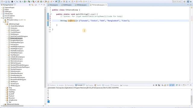Java Loops-Part2: What is Enhanced loop in Java? How For-each loop works in Java? смотреть онлайн