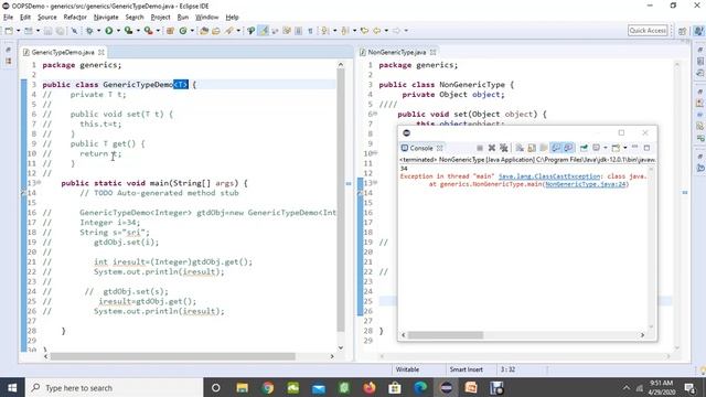 JAVA 8.2 | GENERIC TYPE | JAVA TUTORIALS смотреть онлайн