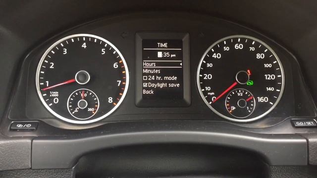 VW/Volkswagen Tiguan How To Adjust The Time And Clock
