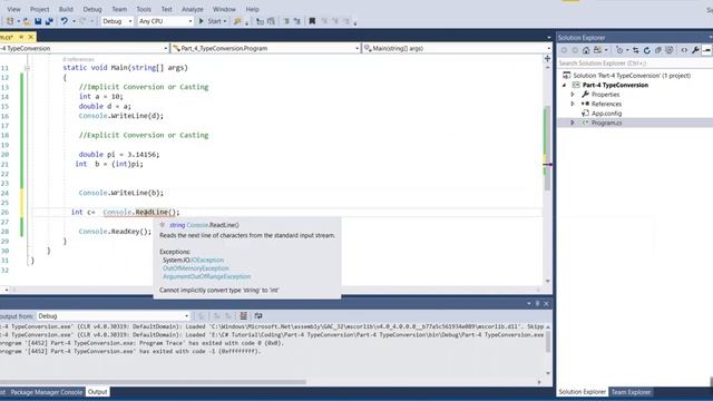 Part-4 C# Programming Bangla Tutorial ||C# Type Conversion || AmiraH Innovative Solution смотреть онлайн