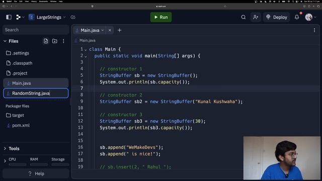 StringBuffer in Java | Data Formatting | Working With Large Data смотреть онлайн