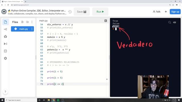 (5/14) Operadores Relacionales - Aprende a programar con Python ? смотреть онлайн