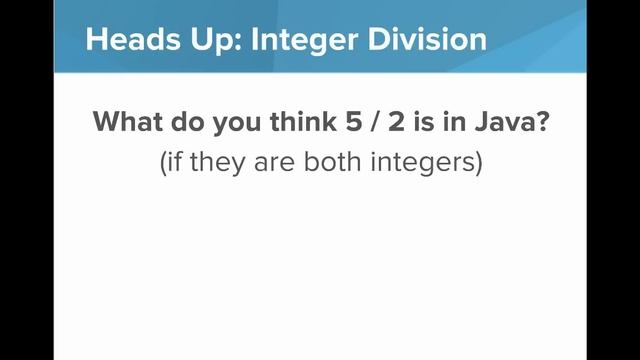 AP Java - Basic Math смотреть онлайн