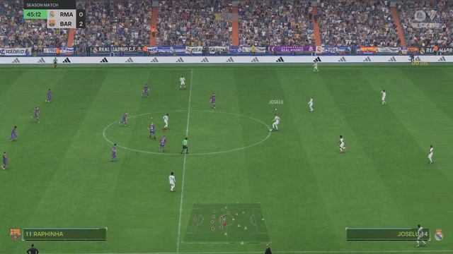 FC24 - Real Madrid Vs Barcelona - Season Match -  Online Friendly Match - PS5™ 4K 60FPS HDR