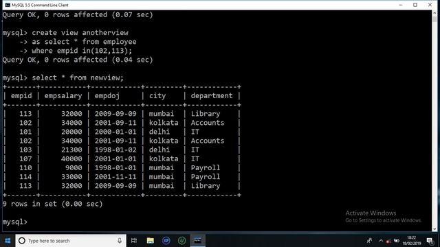 MYSQL Beginners Tutorials - Create View Query | Drop View Query | Virtual Table (Mysql view example смотреть онлайн