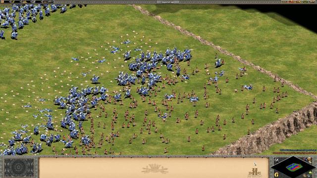 400 Paladins vs 800 Slingers | Age of Empires II смотреть онлайн