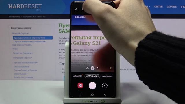 Таймер камеры на SAMSUNG Galaxy S21 / Как сделать фотографию с задержкой на SAMSUNG Galaxy S21? смотреть онлайн