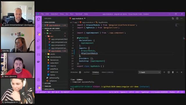 AngularAir - Clean code with Container Presenter Pattern with Kate Sky смотреть онлайн