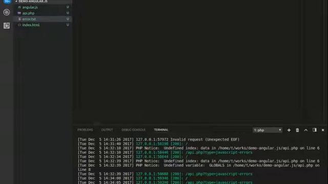 Logging client side errors with angularjs смотреть онлайн