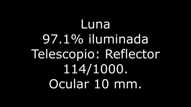 Observación amateur. LUNA 20/08/21. Telescopio reflector 114/1000. смотреть онлайн