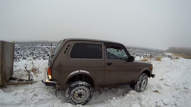 Офф-роуд с прицепом!! Нива прицеп ССТ.