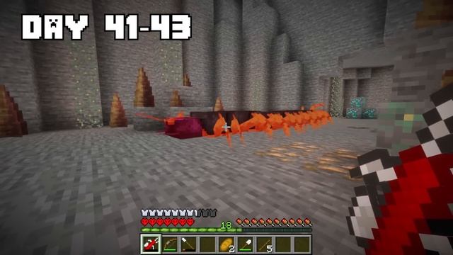 I Survived 100 DAYS as a GORILLA in HARDCORE Minecraft! смотреть онлайн
