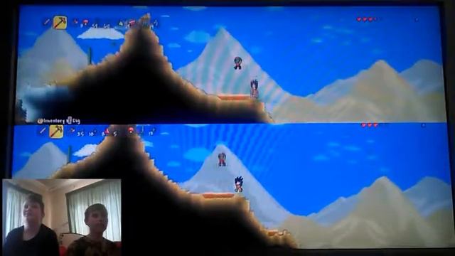 Let's split play Terraria episode 1 смотреть онлайн
