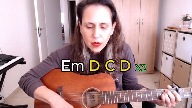 לימוד גיטרה למתחילים - משום מה (עידן עמדי) смотреть онлайн