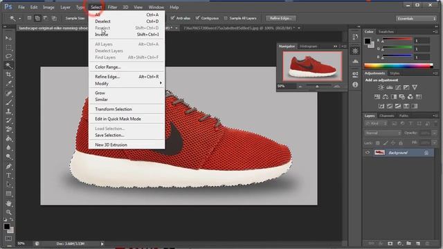 How to remove shoe background quickly : Photoshop cs6 смотреть онлайн