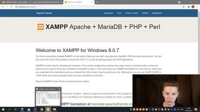 #1 Создание своей темы Wordpress / Установка на локальный сервер смотреть онлайн