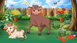 Мультик про корову для детей - Домашние животные - Развивающее видео