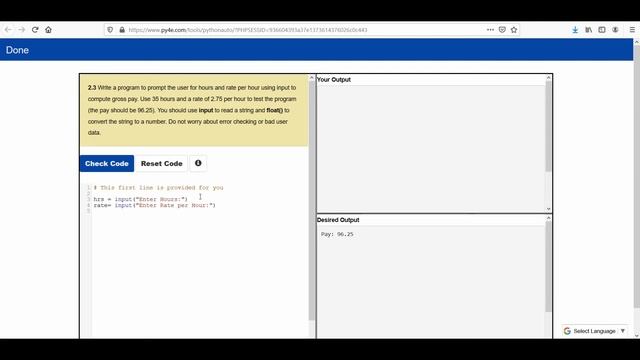 Coursera Python for Everybody EP-6 | Assignment 2.3 Solution (Week 4) | Shoeb Solves смотреть онлайн
