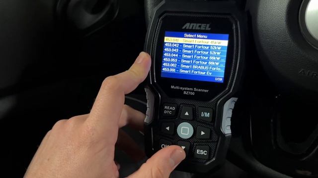 ANCEL BZ700 Professionelle OBD2 Diagnosegerät F. Mercedes Benz, Sprinter & Smart Bedienungsanleitun