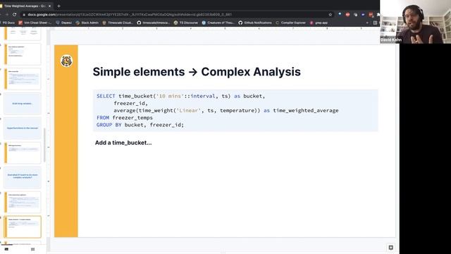 Inside TimescaleDB | Time-weighted averages demo смотреть онлайн
