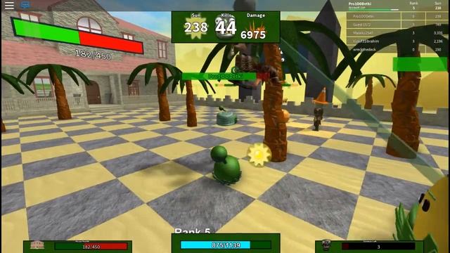 Новая МЕГА КРУТАЯ игра РОБЛОКС Растения против ЗОМБИ детское видео, мульт игра, let's play смотреть онлайн