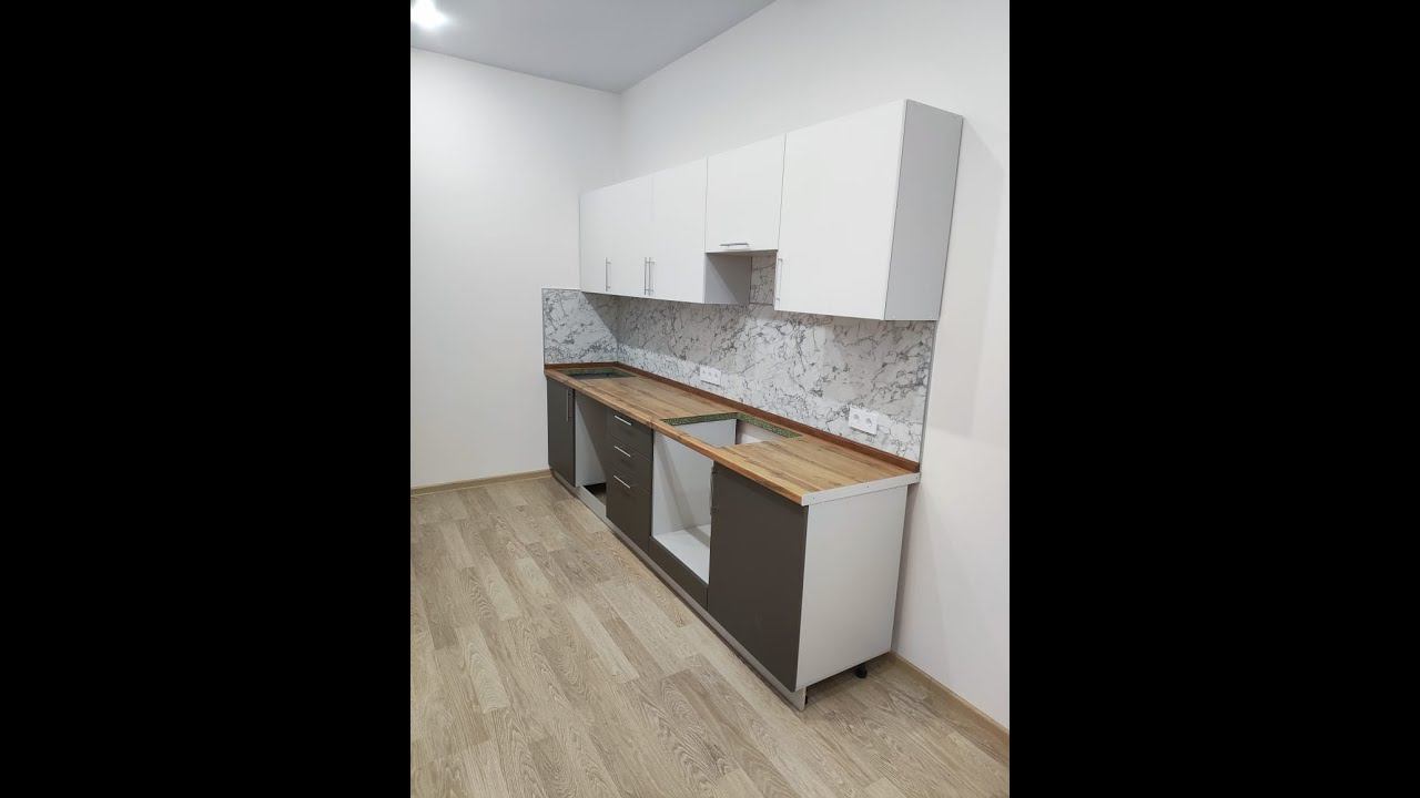 Кухня Ройс Белый / Графит