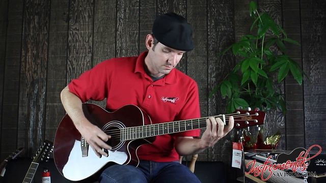 Electro-acoustic cutaway concert guitar Stagg SA40 6 String & 12 String смотреть онлайн